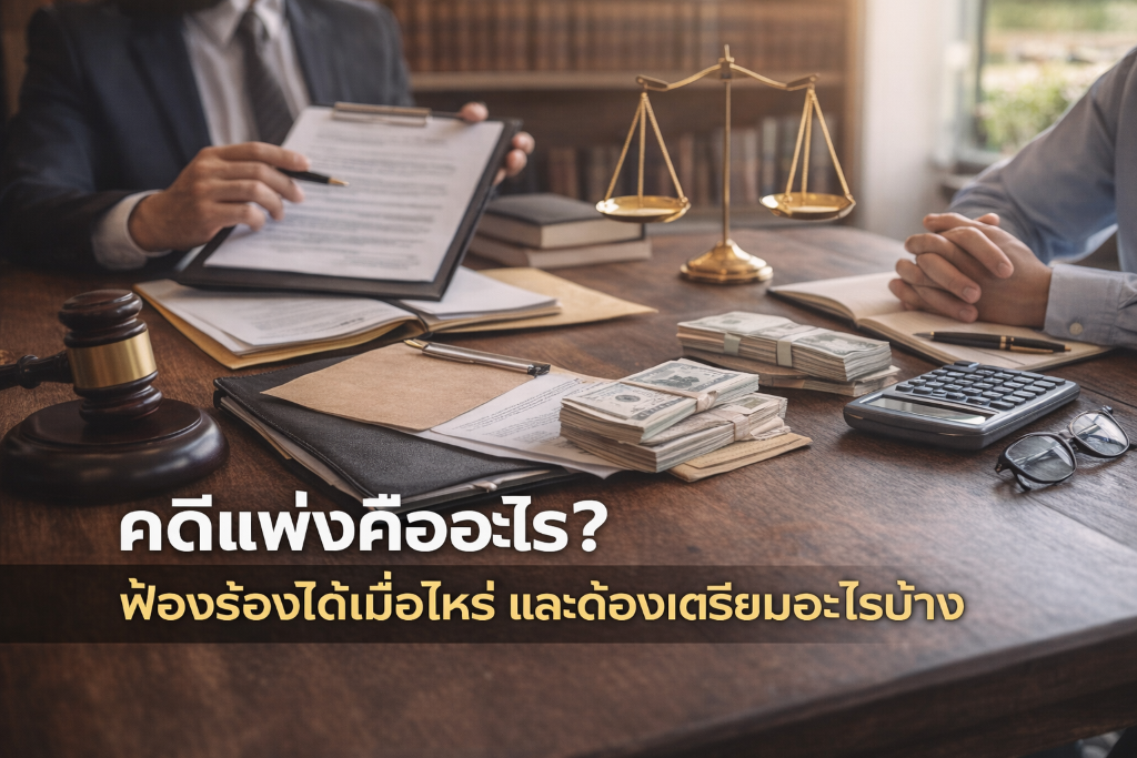 คดีแพ่งคืออะไร? ฟ้องร้องได้เมื่อไหร่ และต้องเตรียมอะไรบ้าง