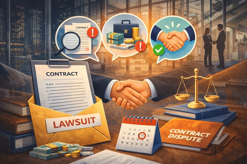 คดีธุรกิจและสัญญา: ก่อนเซ็นสัญญา ต้องระวังอะไร? (เช่า/ซื้อขาย/รับเหมา/บริการ)