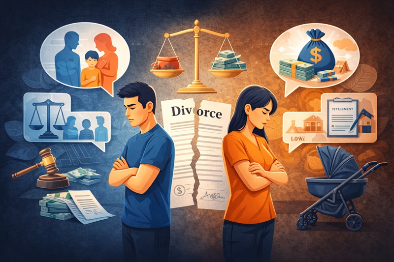 หย่าอย่างไรให้ถูกต้อง? 2 วิธีหย่า + สิทธิเรื่องลูก ทรัพย์สิน และค่าเลี้ยงดู