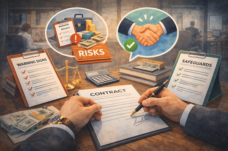 ทำสัญญาเช่า/ซื้อขาย/ว่าจ้าง ต้องดูอะไรบ้าง? 7 จุดเสี่ยงที่ทำให้เสียเปรียบ